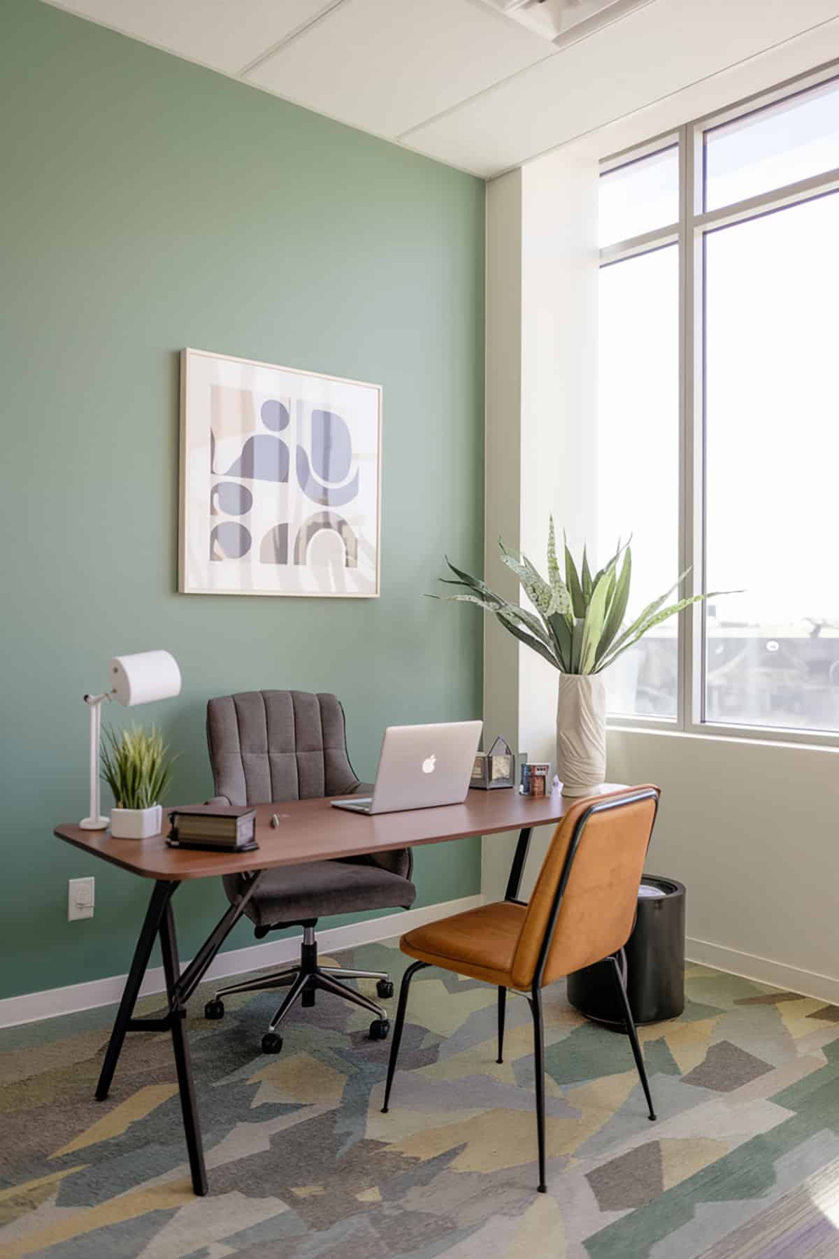 Soft Green with Gray Undertone – Sherwin Williams Evergreen Fog (SW 9130)