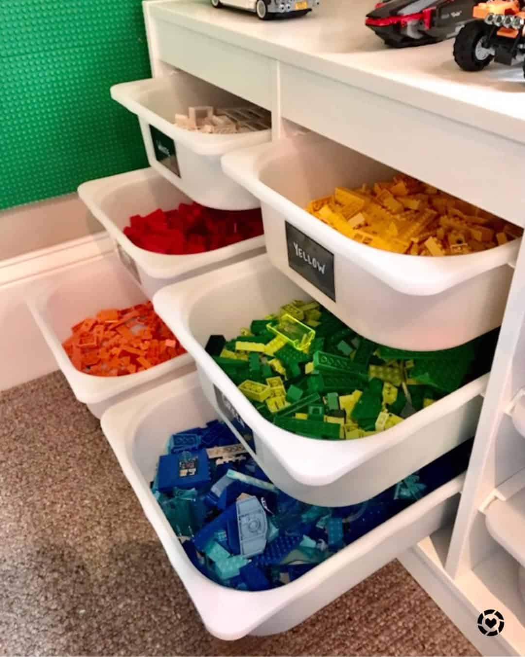 Customized Lego Storage Cabinet