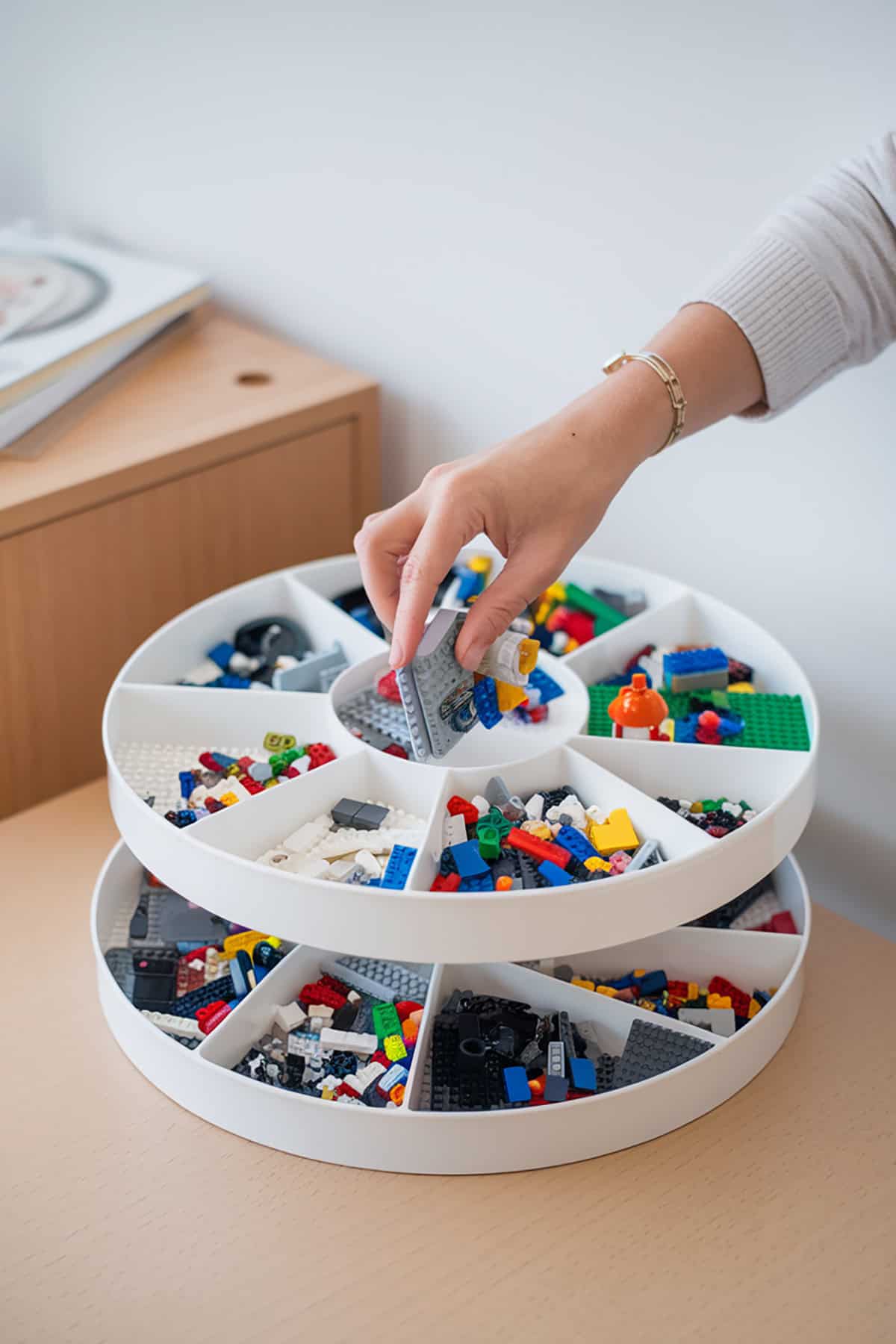 Rotating Lego Organizer